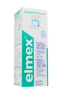 Elmex Voda ústnej Sensitive plus zelená 400ml